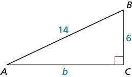 Solve the right triangle. Round decimal answers to the nearest tenth. find the sides-example-1