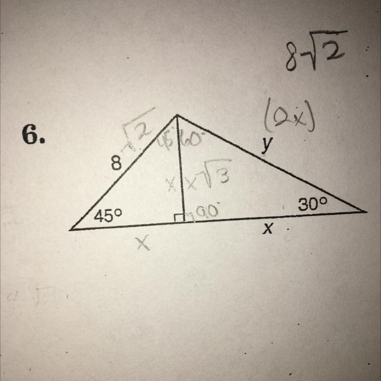 Find the values of x and y.-example-1