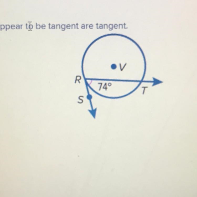 Find mRT. Assume that segments that appear to be tangent are tangent.-example-1