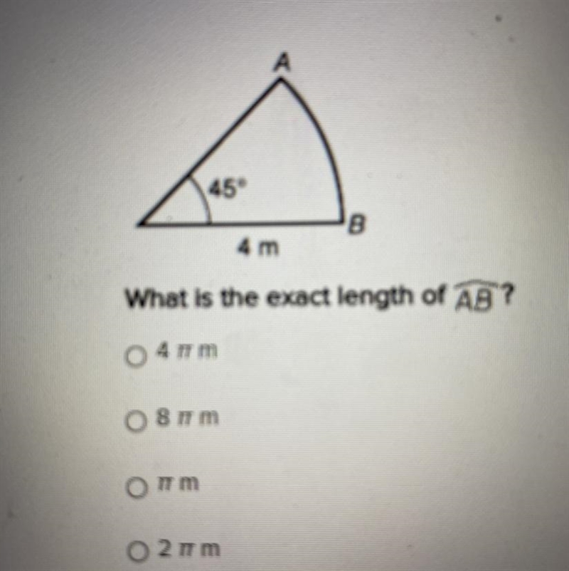 What is the exact length of AB? 4 m 8 mm m 2 TT m-example-1