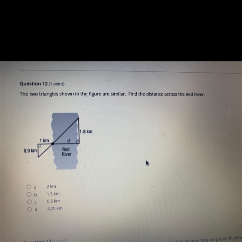 I need to know the distance between the red river-example-1