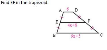 Find EF in the trapezoid. How can I solve for this?-example-1