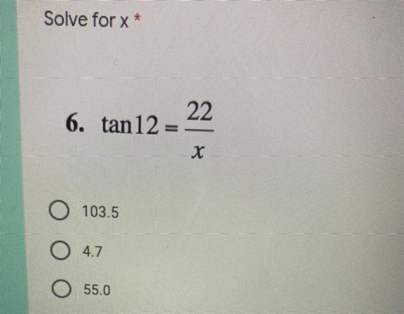 Solve for x 103.5 4.7 55.0-example-1