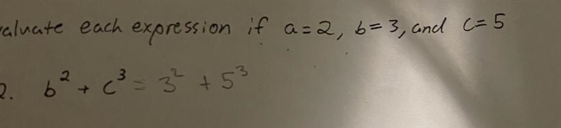 Is the answer 134? evaluate each expression-example-1