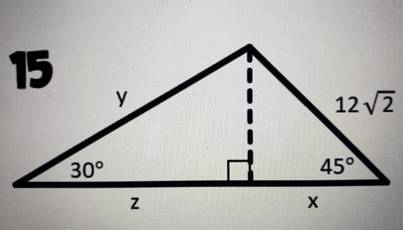 Solve for all missing variables-example-1