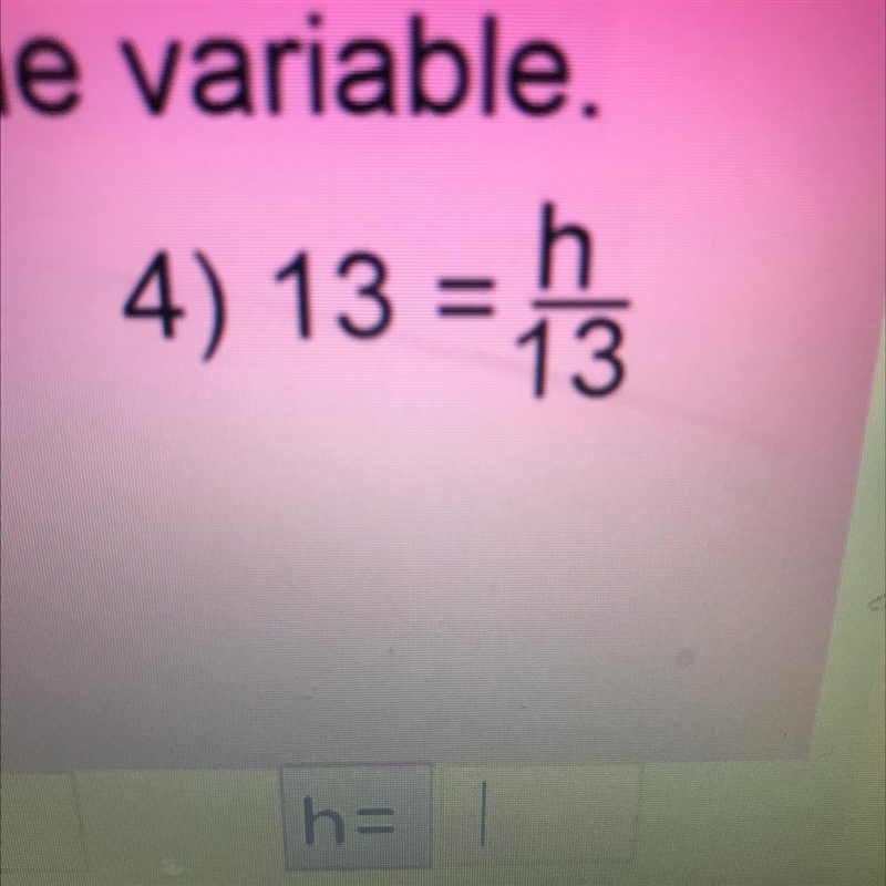 Solve the equation for the specific value of the variable.-example-1