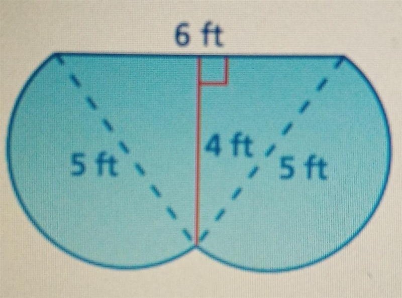 Find the area of the figure to the nearest hundredth. ​-example-1