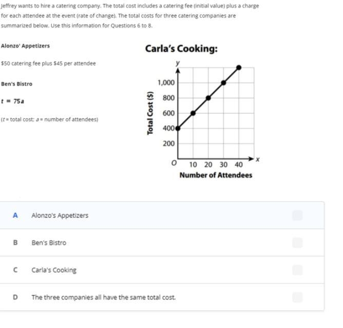 Which company should Jeffrey choose if he wants to pay the lowest total cost for an-example-1