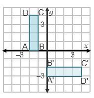 Which shows the image of rectangle ABCD after the rotation (x, y) → (–y, x)?-example-3