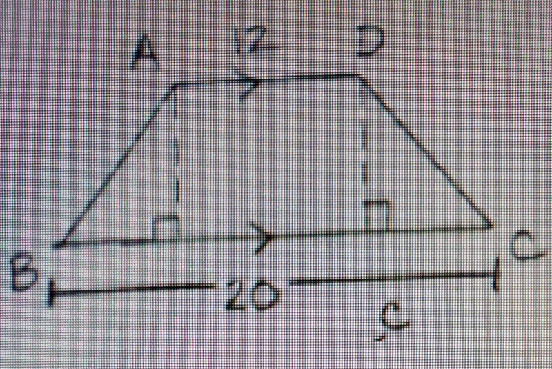 1. if m<b = 60 what is AB 2. if m<b =45 what is the perimeter of the trapezoid-example-1