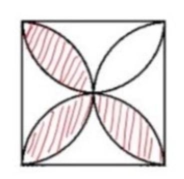 Find the area of the unshaded region in Fig, where ABCD is a square of side 20 cm-example-1