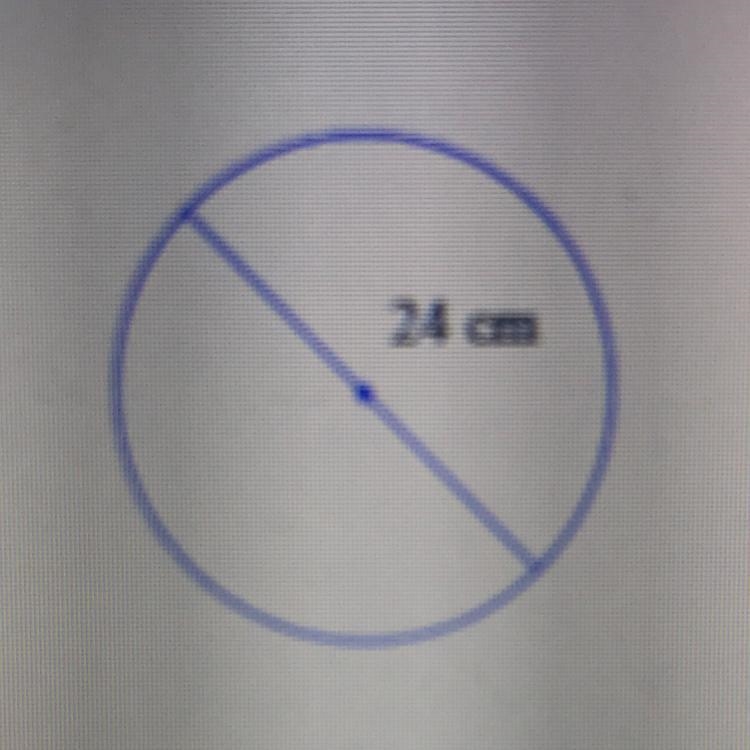 A circle has a diameter of 24 cm. What is its circumference? Use 3.14 for t, and do-example-1