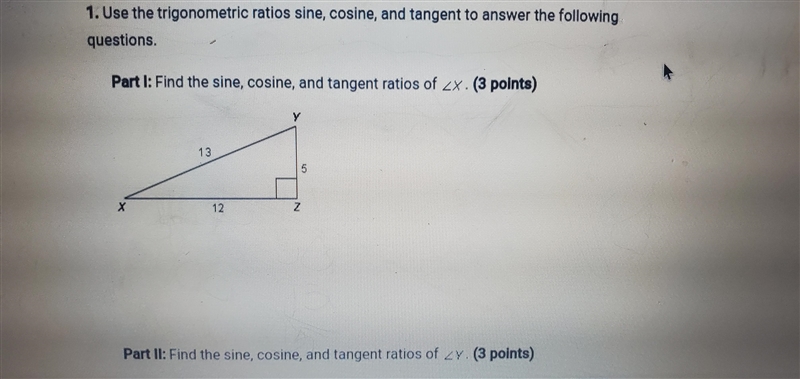 Find the sine ,cosine and tangent ratios of-example-1