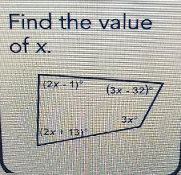 Find the value of x ​-example-1