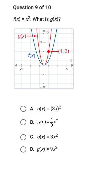 Help! f(x)=x^2 what is g(x)-example-1