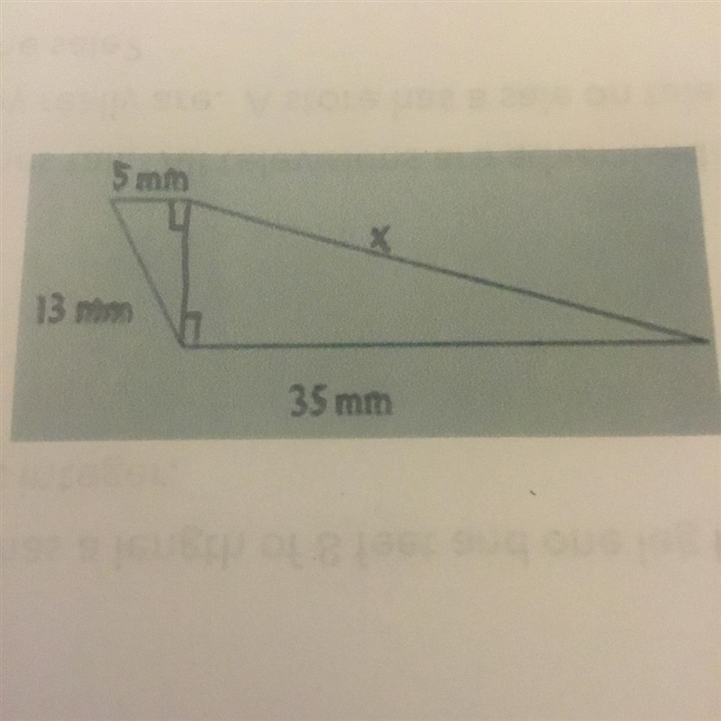 How to find the missing side of this triangle-example-1