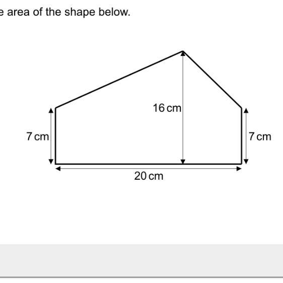 ￼find the area of the shape below-example-1