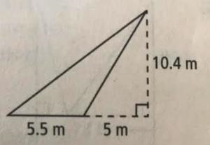 The area of the triangle is?-example-1