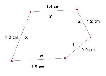 The actual length of side y is 22cm. Use the scale drawing to find the length of side-example-1