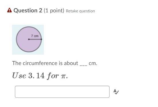 Can somebody please help me?? The circumference is about ___ cm. i would really appreciate-example-1