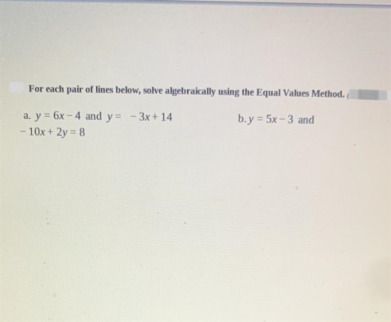 The equations with the equal method value-example-1