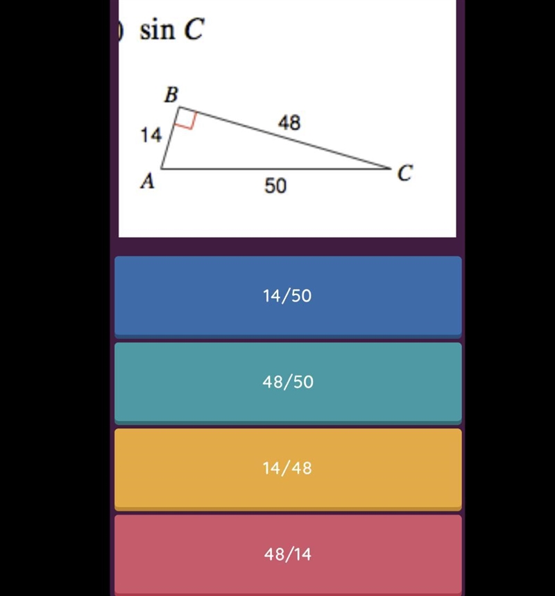 Geometry help multiple choice trig-example-1