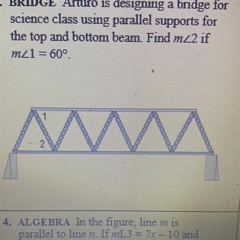 BRIDGE Arturo is designing a bridge for science class using parallel supports for-example-1