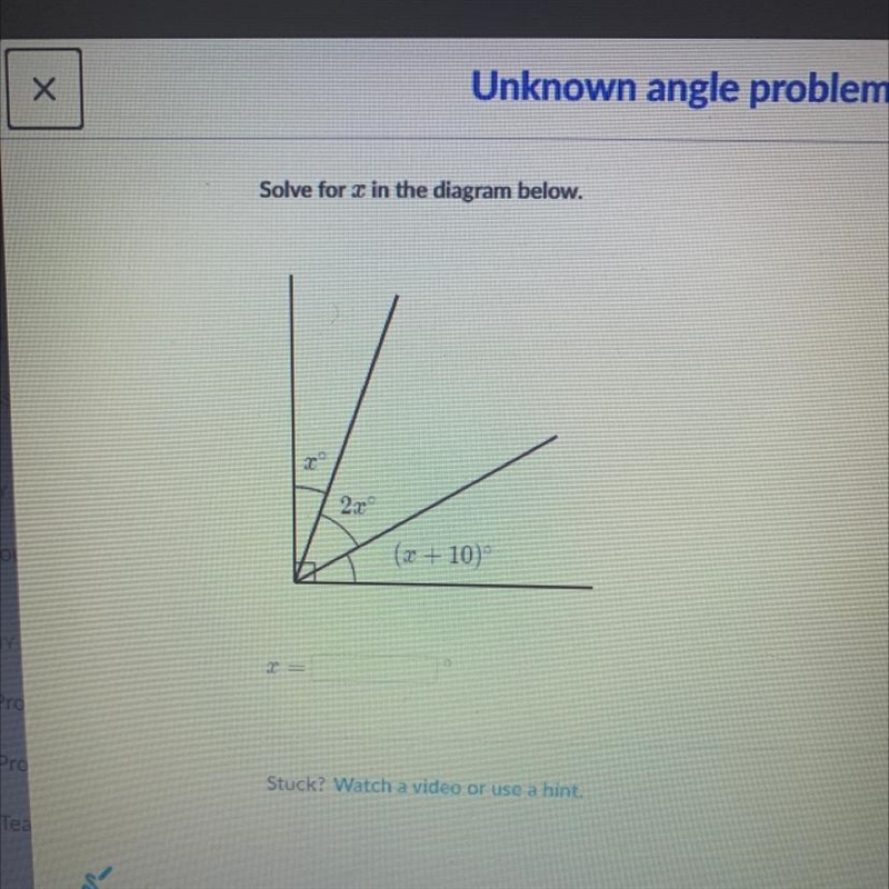 How do I solve for x??-example-1