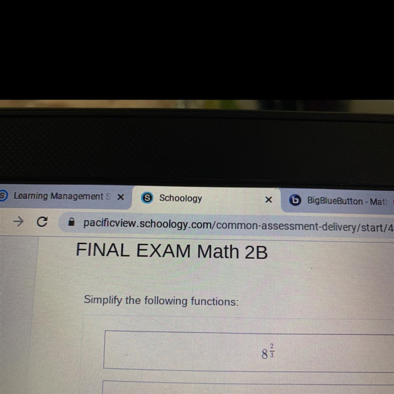 Simplify the following functions: 8 2/3-example-1