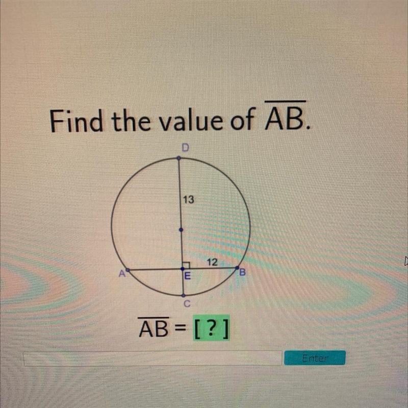 Find the value of AB.-example-1