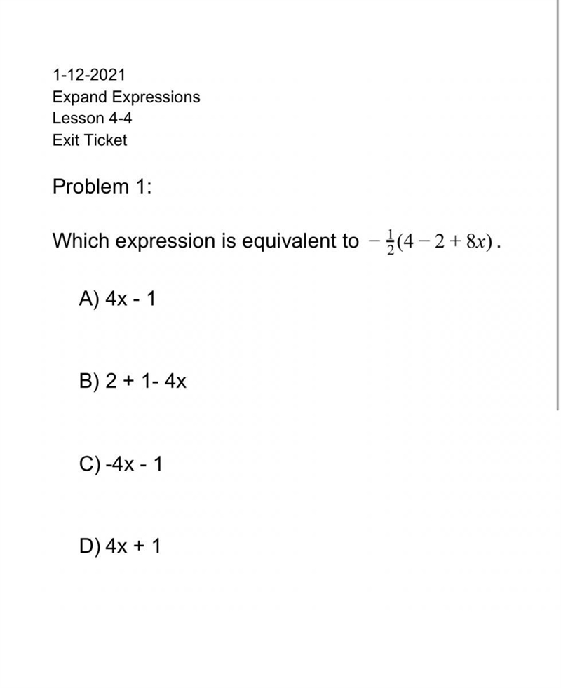 What is the to expression?-example-1