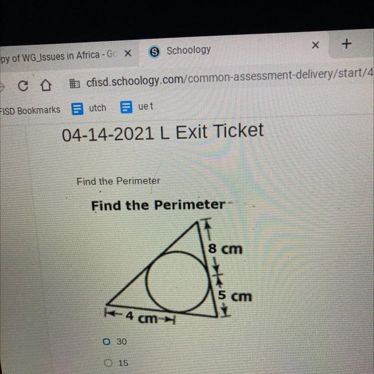 Find the Perimeter 8 cm |-0-00 5 cm 4 cm--example-1