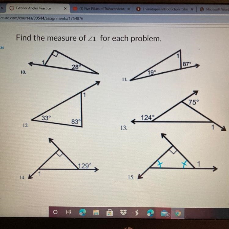 Find the measure <1 for each problem .-example-1