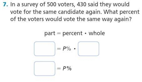 In a survey of 500 voters, 430 said they would vote for the same candidate again. What-example-1