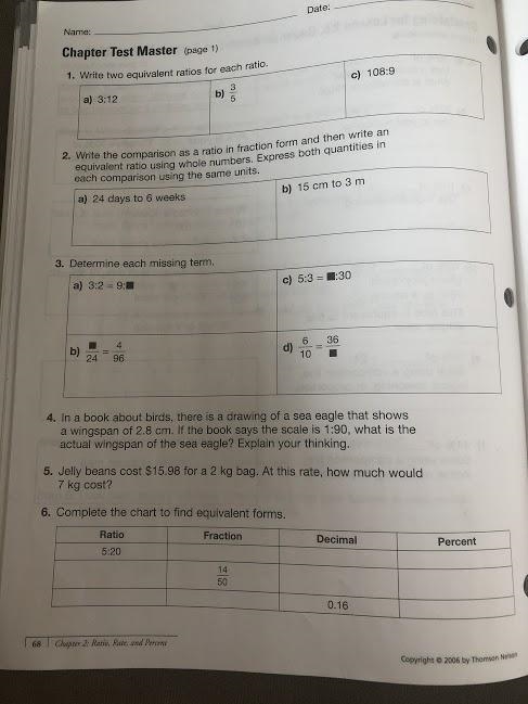 Write two equivlants ratios for each ratios a. 3:12 b) 3/5 c) 108:9 help meeeeeee-example-1