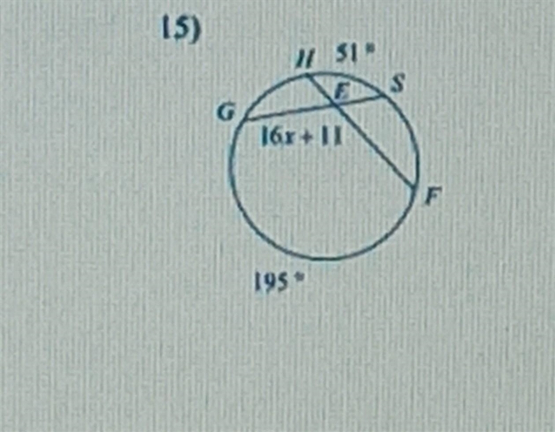 I'm stuck on this question! solve for x. assume that lines which appear tangent, are-example-1