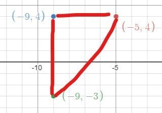 HELP ASAP PLEASE! What is the PERIMETER of figure ABC? A (-5,4) B (-9,4) C (-9, -3)-example-1