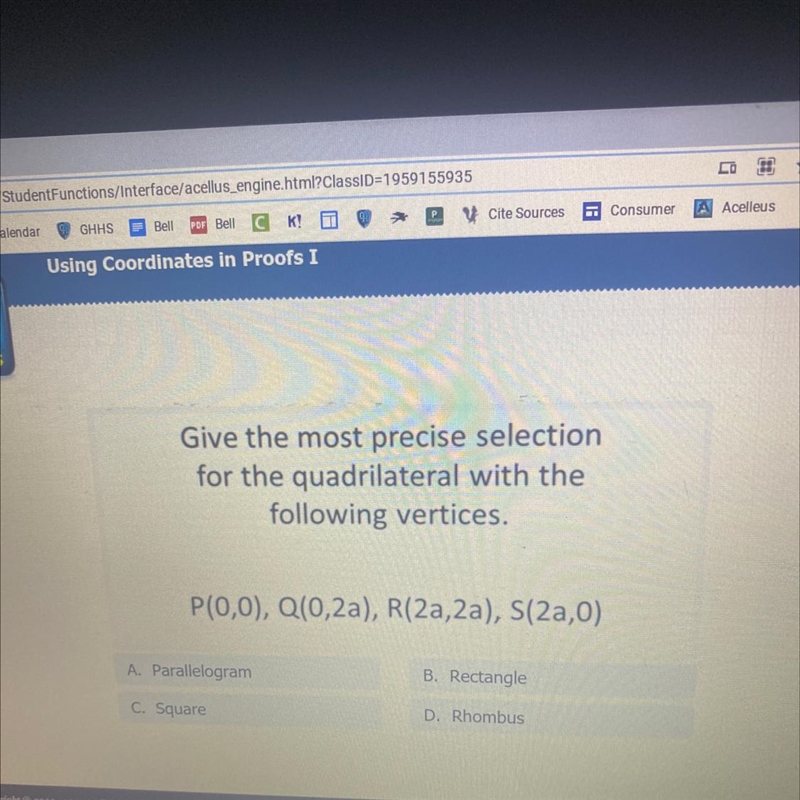 Give the most precise selection for the quadrilateral with the following vertices-example-1