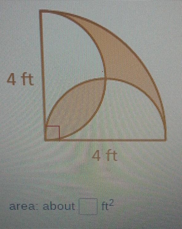 find the area of the faded region. Round your answer to the nearest HUNDREDTH. Just-example-1