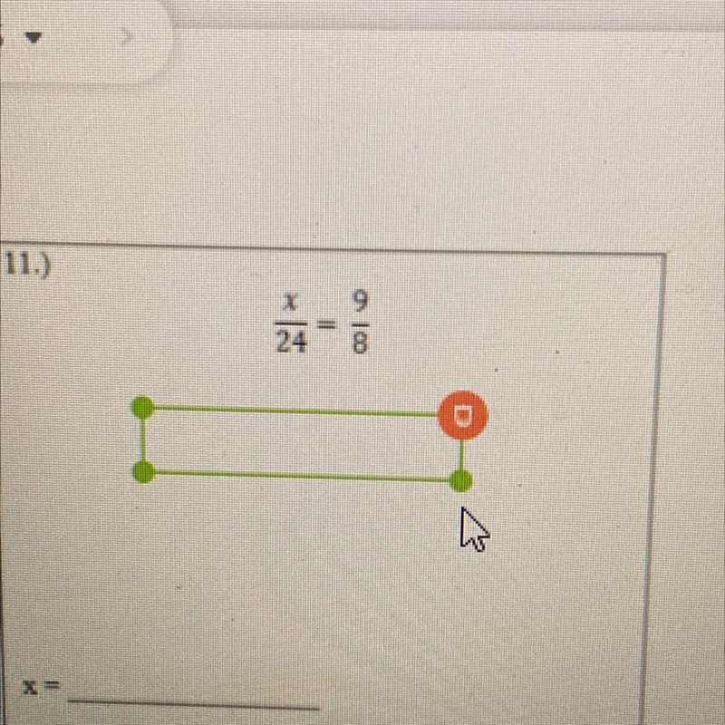 Solve the proportion for X-example-1