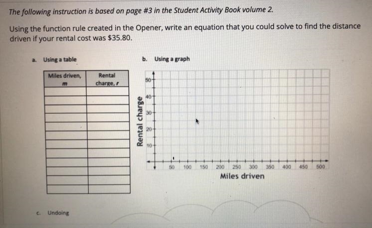 If the total charge is $35.80 how can I work backwards to find the miles driven?-example-1