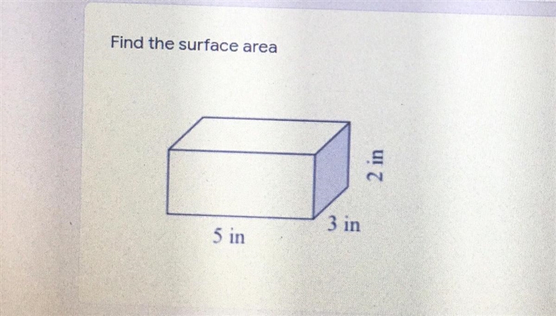 Please help me with this I need it asap ! Find the surface area-example-1