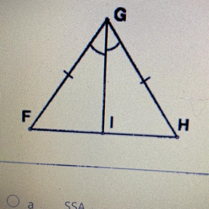 Look at the given figure. If the triangles are congruent, give the Congruence theorem-example-1