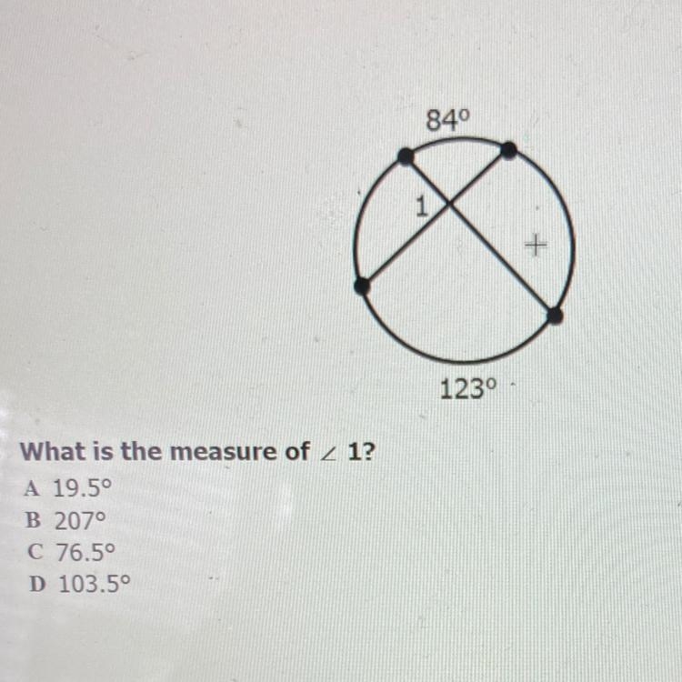 What is the measure of angle 1?-example-1