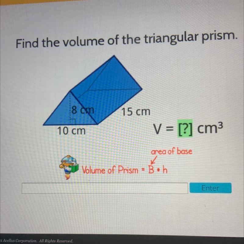 Triangular prism volume help-example-1