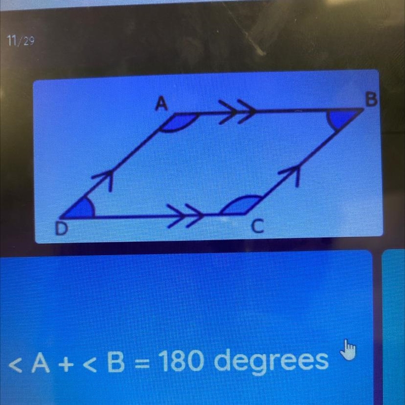 Which of the following is correct? degrees-example-1