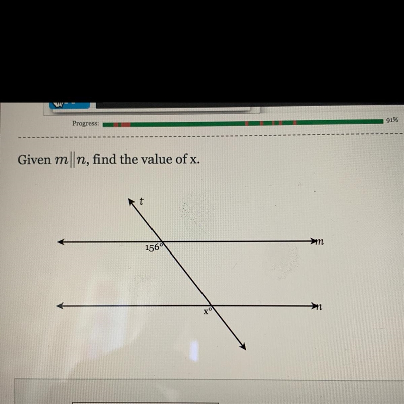 Is the value of x 24?-example-1