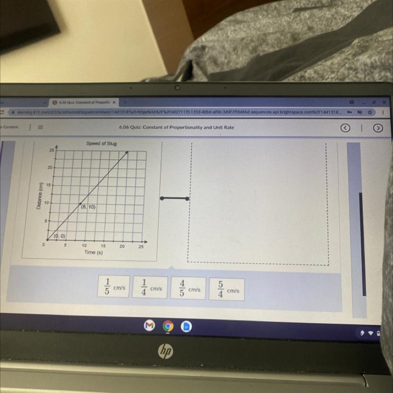 Which unit rate corresponds to the proportional relationship shown in the graph Drag-example-1