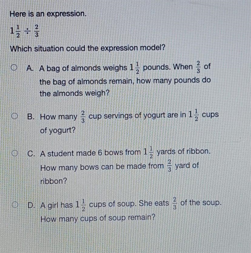 Which situation could the expression model? Can someone help please??​-example-1