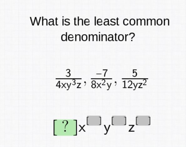 What is the least common denominator?-example-1